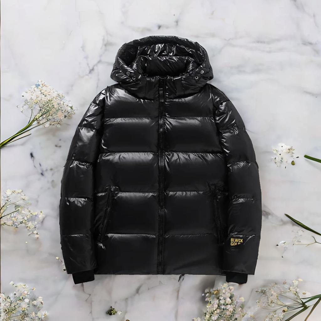 Puffer jacke , wattierte Herren-Pufferjacke (Glänzende jacke )