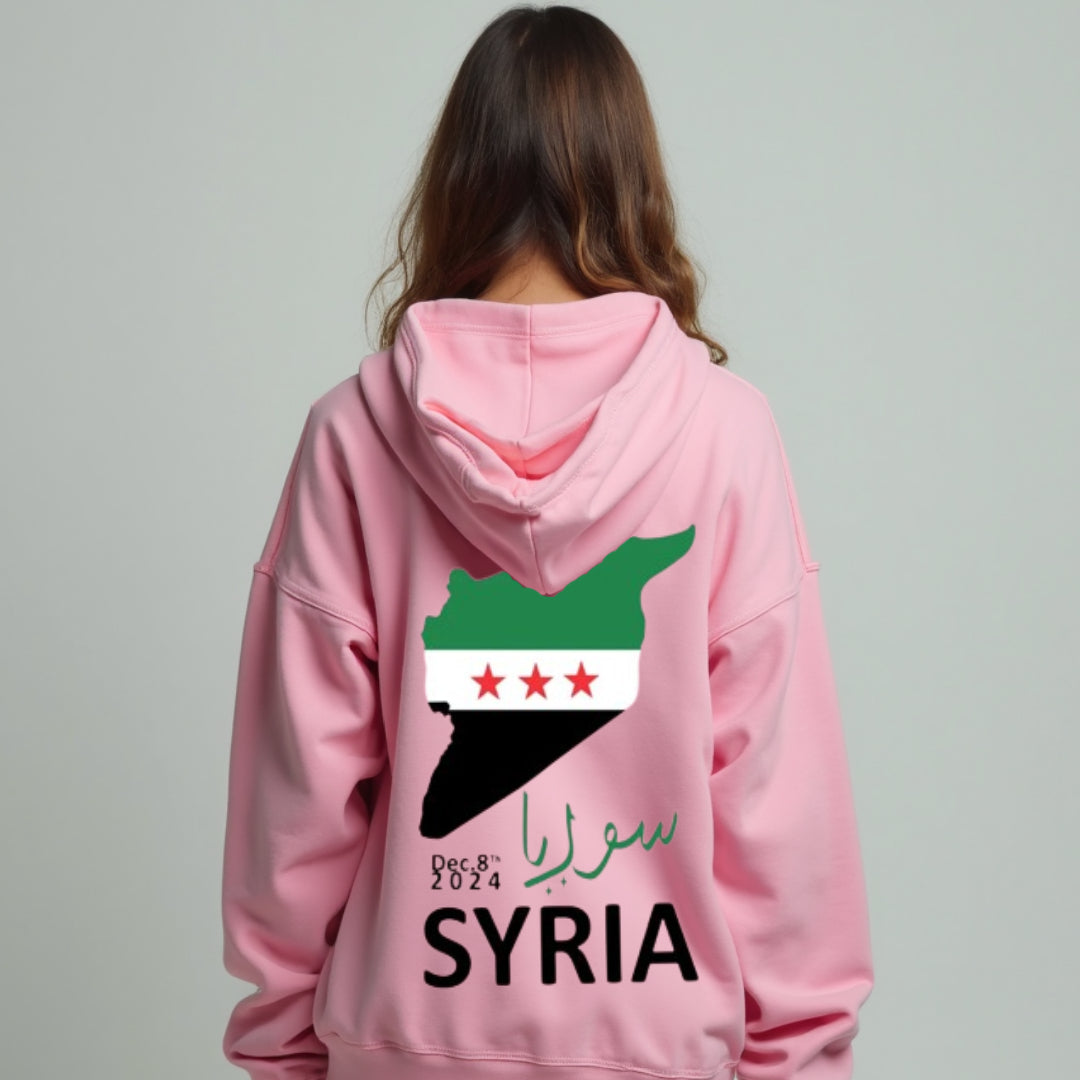 FREE SYRIA 08.Dec.2024 HOODIES (WOMAN & MAN)